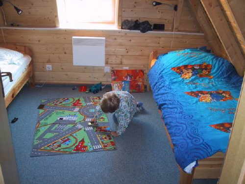 Kinderzimmer im Ferienhaus Strandvogt an der südlichen Nordsee im Nordseebad Dorum