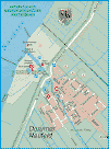 Karte vom Küstenbadeort Dorum - Neufeld